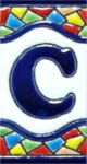 Letras y numeros de ceramica