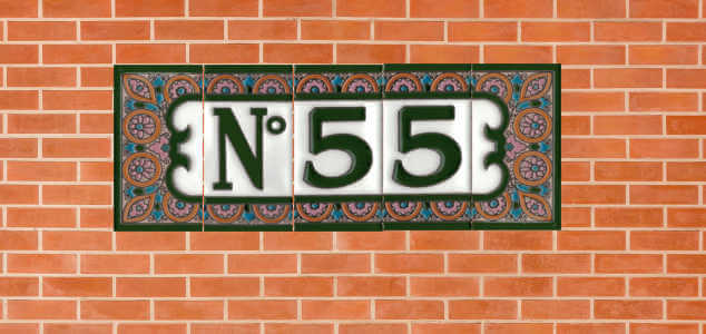 ronda-verde-index Letras y numeros de ceramica